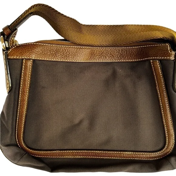 Grey Canvas and Leather Celine - Picture 2 of 8